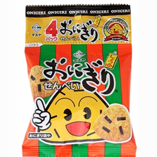 吊り下げ菓子 おにぎりせんべい 4連 通販 食品 アカチャンホンポ Online Shop