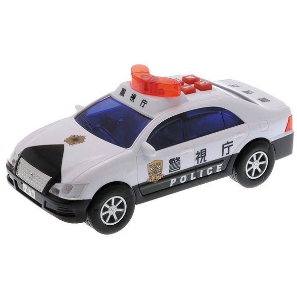 おもちゃ はたらくくるま パトカー 慣性 3歳 男の子 女の子 人気 車 乗り物 働く車 警察 光る 音が鳴る キッズ ベビー 玩具 知育 プレゼント  柔らかい