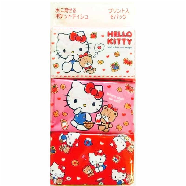 6P ティッシュ キティ