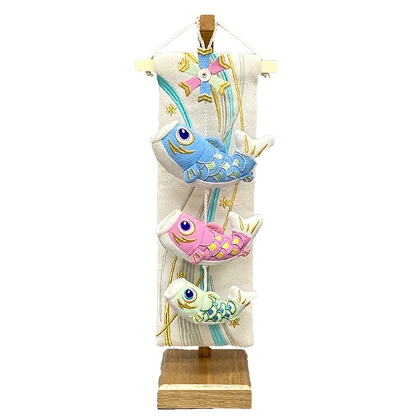 鯉飾り　パステル　57878W 五月人形 【メーカー直送】