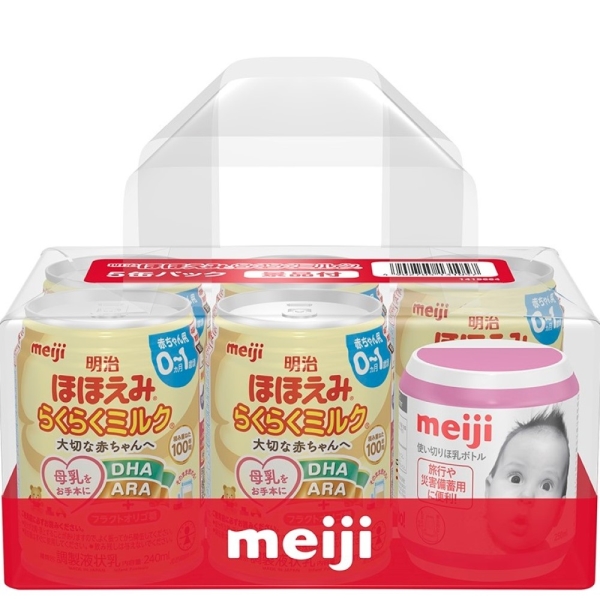 ほほえみ らくらくミルク 240ml×5缶 チューボ付き