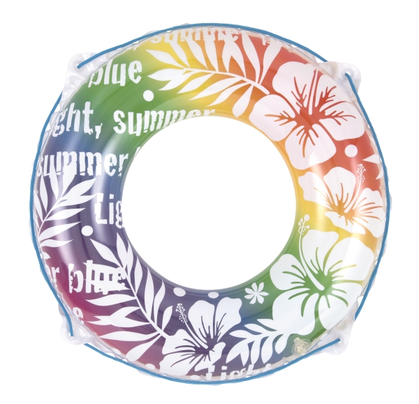 浮輪 レインボーハイビスカス 70cm