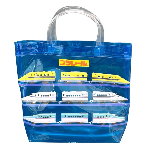 プールバッグ プラレール ブルー ブルー