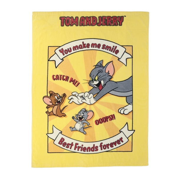 お昼寝ケット トムとジェリー チェイスインコミック  85×115cm