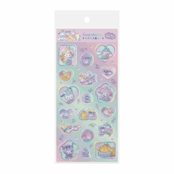 すりガラス風シール サンリオ ユニコーン