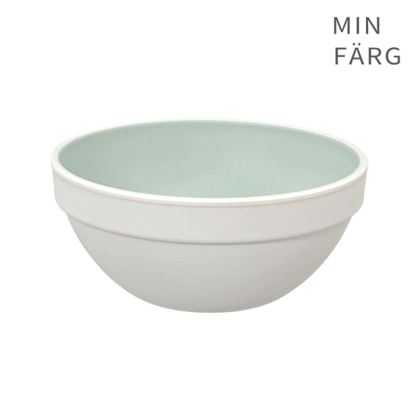 MIN FARG(ミン・ファーリ) スタッグ ボウル ホワイト／グリーン グリーン