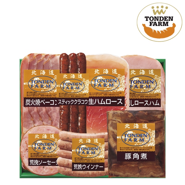  北海道トンデンファームギフトセットB TF-5C (内祝いギフト) 内祝い・お返しギフト 菓子・食品ギフト ハム・肉・米