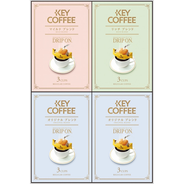 キーコーヒー　ドリップオン・レギュラーコーヒーギフト(12袋) KPN-120 (内祝いギフト)