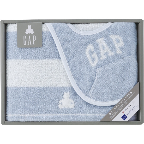 baby　GAP　バスタオル・スタイセット 54-5039250B (内祝いギフト)