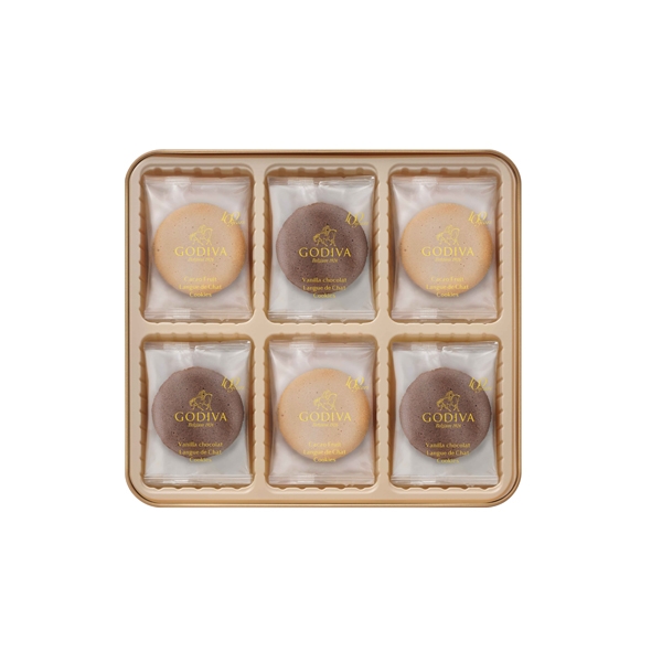 夏ギフト ゴディバ　100周年ラングドシャクッキー18枚入　(内祝いギフト) 送料当社負担