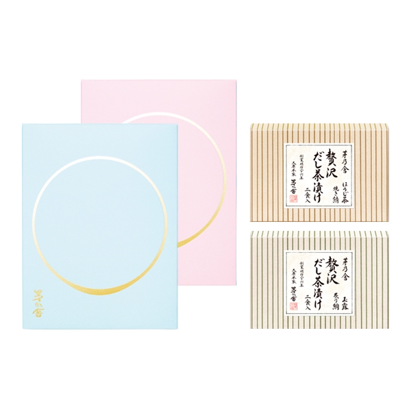 【冬ギフト】茅乃舎　お祝い箱2種・贅沢だし茶漬け2種ギフト (内祝いギフト)  送料当社負担