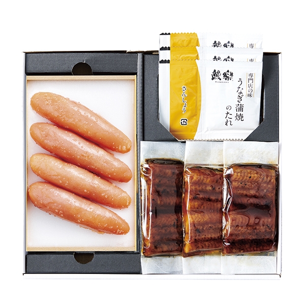 【冬ギフト】やまや 辛子明太子・うなぎセット (内祝いギフト) 送料当社負担