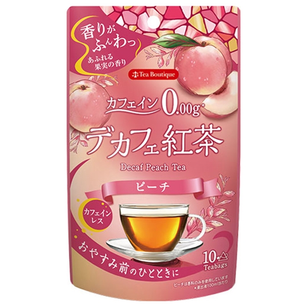 ティーブティック デカフェ 紅茶 ピーチ