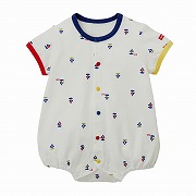 【SALE】「ユニセックス」ボディシャツ 白[ミキハウス　ホットビスケッツ]