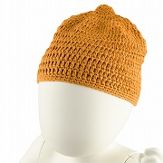 【SALE】[40~42・42~44・44~46cm]　とんがり帽子　手編み ブラウン