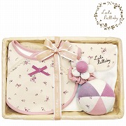 Lulu lullaby 出産お祝い 花リストセット LS-11 ピンク　(お祝いギフト)
