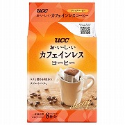 UCC おいしいカフェインレスコーヒー ドリップ 8杯分