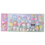 【通販限定】キャラクターずかんシール サンリオキャラクターズ ピンク