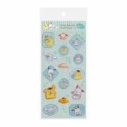 すりガラス風シール サンリオ アフタヌーンティー
