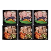 【冬ギフト】米沢牛黄木米沢牛ステーキ3個・焼肉ご飯3個 (内祝いギフト)  送料当社負担