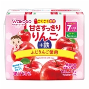 ごくごく果実 甘さすっきり りんご＋鉄 125ml×3本