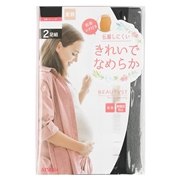 ビューティストきれいでなめらか 2足組 パンスト ブラック