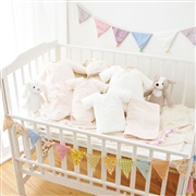 【お楽しみ袋】[日本製]赤ちゃんのための準備品　７点セット　ピンク