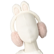 イヤマフ　耳付き　ウサギ／ピンク
