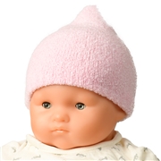 【SALE】[38～42・42～46cm]ニット帽　とんがり　やわらかモコモコ　ピンク