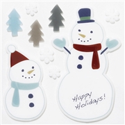 ウインドウポップ　スノーマンコンビ