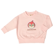 [ベビー]スウェットシャツ　サガラ刺繍　アンパンマン ピンク