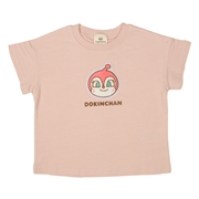 [キッズ]Ｔシャツ　サガラ刺繍　アンパンマン　ピンク