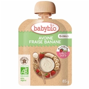 babybio オーガニック ベビーオートミール ストロベリー・バナナ