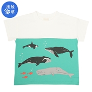 【SALE】[キッズ]半袖　Ｔシャツ　ひんやりアニマル　グリーン