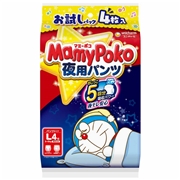 [パンツ]マミーポコ 夜用 Lサイズ 4枚 お試し