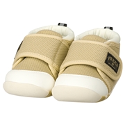 【SALE】[11.0～13.0cm]にこにこファーストシューズ　はじめてのお外歩き　メッシュ　ベージュ