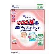 [無くなり次第終了][テープ]グーンプラス 敏感肌にやわらかタッチ 新生児用 68枚