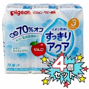 [4個セット]すっきりアクアりんご 125ml×3個