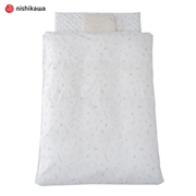 [レギュラーサイズ]ベビー羽毛ふとんセット　プチガーデン ホワイト