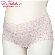 【SALE】ショーツ　産後も使える仕様　ラクラク花柄 ピンク