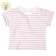 [キッズ]いつものＴシャツ　半袖　天竺素材　パープル