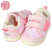 【SALE】[15.0~16.0cm]履かせやすいシューズ　ピンク