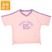【SALE】[130～150cm]Ｖネックナンバリング半袖Ｔシャツ　ＤＡＩＳＹ　ＬＯＶＥＲＳ(デイジーラバーズ）　ピンク