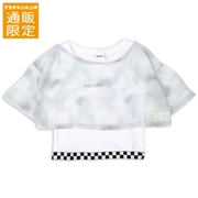 【SALE】[130~150cm]Ｔシャツタンクトップセット　スマイリーワールド　グレー