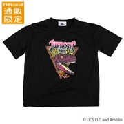 【SALE】[130~150cm]切替半袖Ｔシャツ　ジュラシックパーク　ブラック