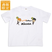 【SALE】[130～150cm]デフォルメ柄半袖Ｔシャツ　ＭＩＫＡＳＡ×ハイキュー!!　オフホワイト