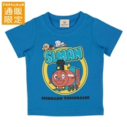 【通販限定】[ベビー]半袖Ｔシャツ　アンパンマン　ＳＬ　ブルー