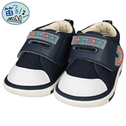 【SALE】[12.0～14.0cm]笛付きシューズ　ネイビー