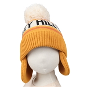 [50~54cm]ニット帽子アメコミ風 イエロー