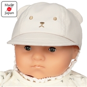 [42~44・44~46cm]キャップ　アニマル　タフタ　ベージュ